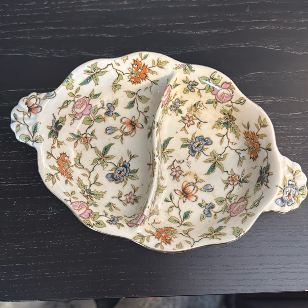 Antique Moriyama Moro-Machi Relish Dish 1920’s era